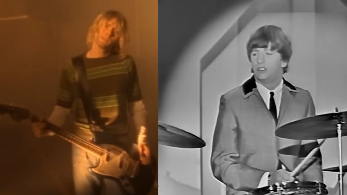 Kurt Cobain και Ringo Starr