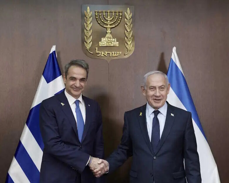 Ο Πρωθυπουργός, Κυριάκος Μητσοτάκης και ο Ισραηλινός ομόλογός του, Μπέντζαμιν Νετανιάχου