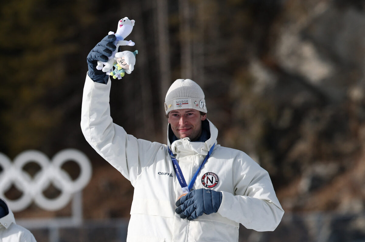 Ο Λέγκρεϊντ με το χάλκινο μετάλλιο