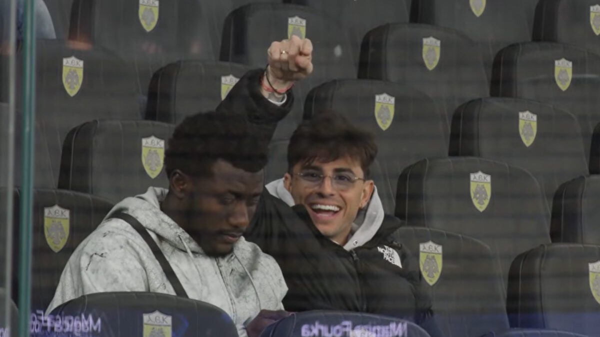 ΑΕΚ: Παρακάμερα με το κιτρινόμαυρο πάρτι έξω από την «Allwyn Arena» και την πρόβλεψη του Λάζαρου Ρότα