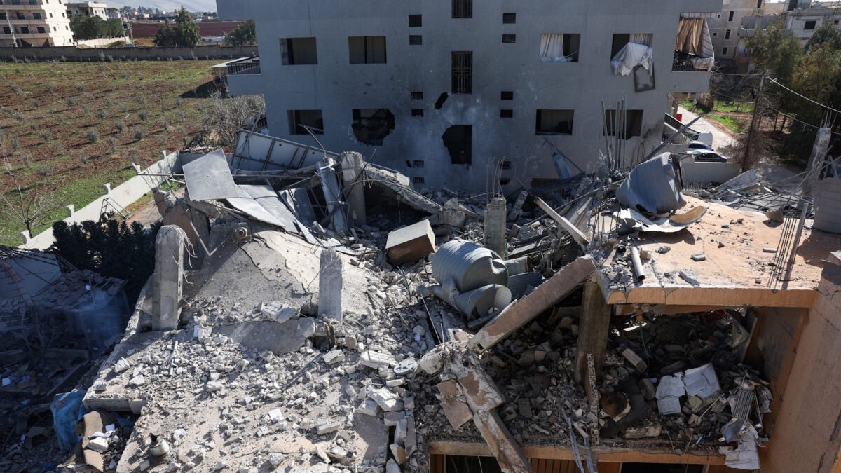 Κατεστραμμένα σπίτια μετά από ισραηλινά πλήγματα στον Λίβανο