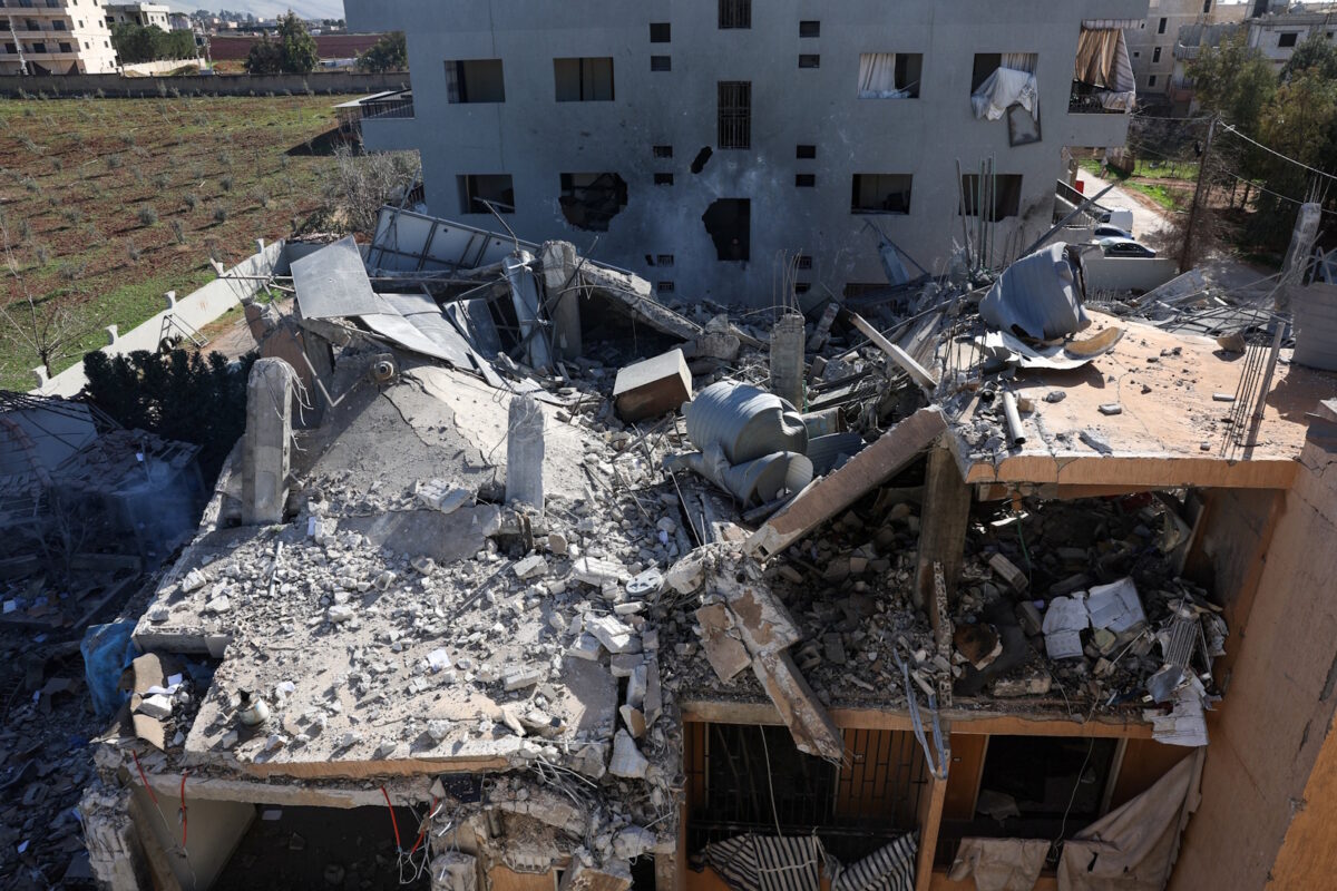 Κατεστραμμένα σπίτια μετά από ισραηλινά πλήγματα στον Λίβανο