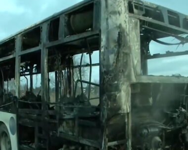 Φωτιά σε λεωφορείο στη Σίνδο