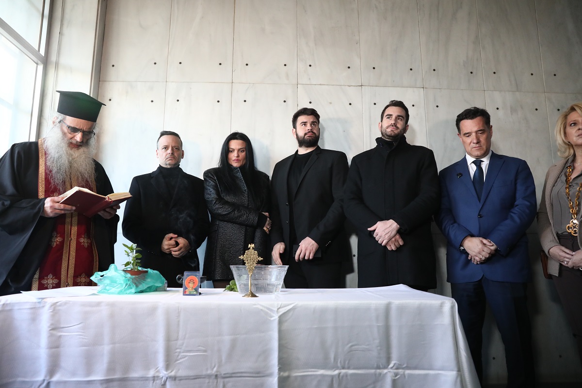 Ο Αγιασμός για τη νέα ογκολογική μονάδα - ΦΩΤΟ ΔΑΝΑΗ ΔΑΥΛΟΠΟΥΛΟΥ