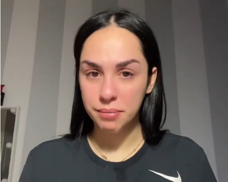 Η Μαρικέλλυ στο βίντεο που δημοσιοποίησε στο Instagram