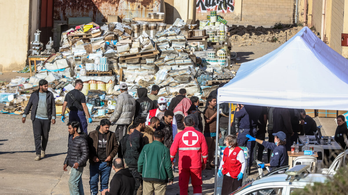 Μετανάστες στην Αγία Γαλήνη και στο Ρέθυμνο στη Κρήτη