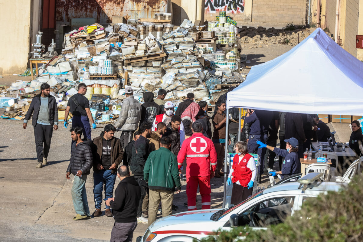 Μετανάστες στην Αγία Γαλήνη και στο Ρέθυμνο στη Κρήτη