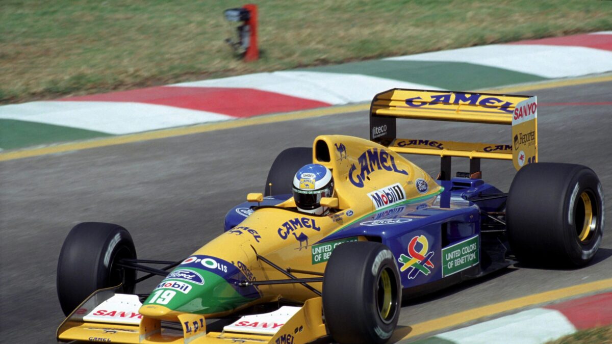 Michael-SCHUMACHERGER_BENETTON_FORD_1992_03_GettyImages-2159547840