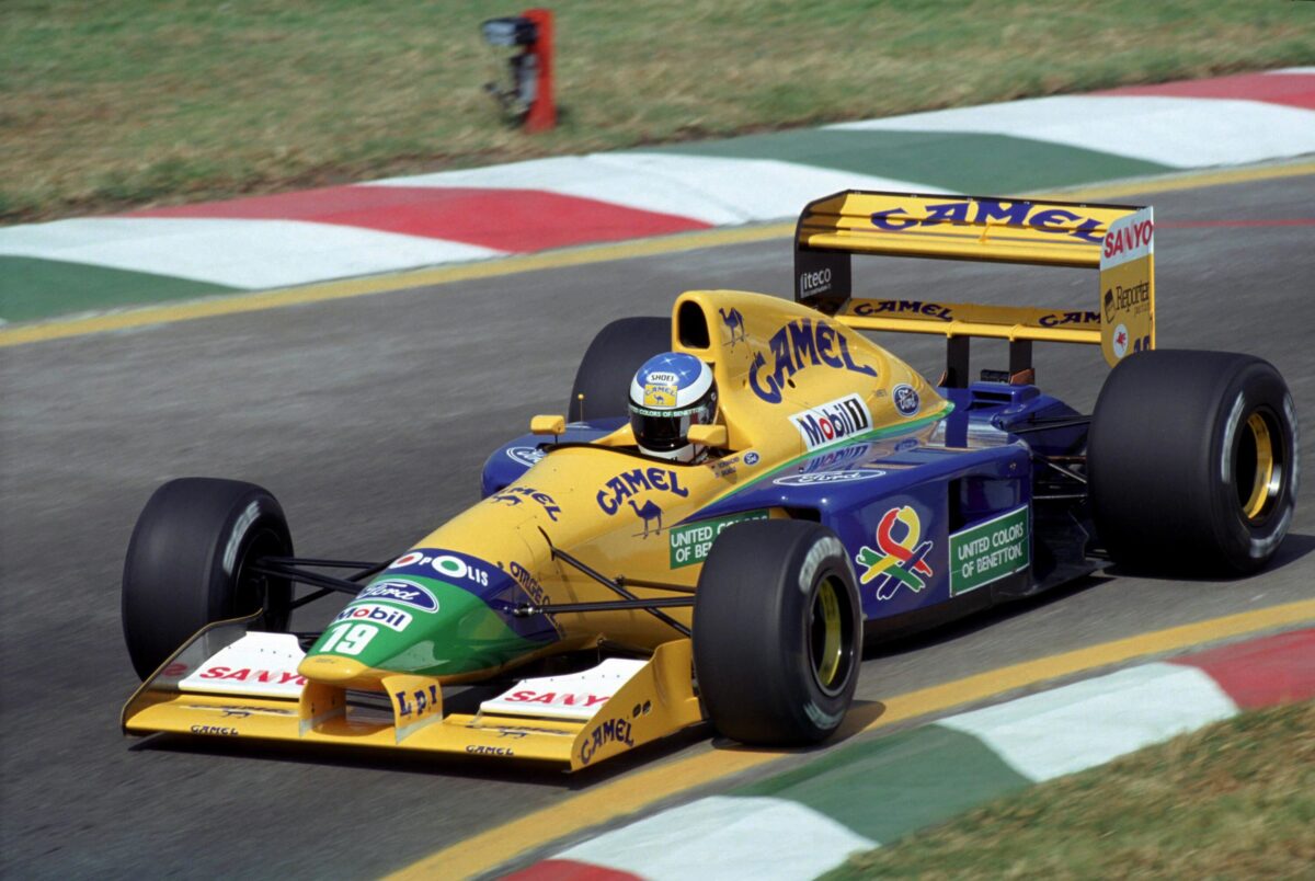 Michael-SCHUMACHERGER_BENETTON_FORD_1992_03_GettyImages-2159547840