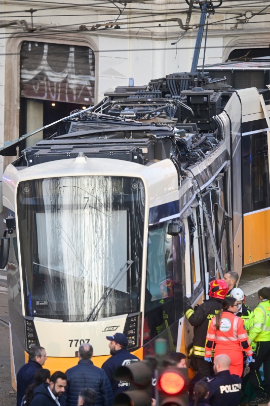 Εκτροχιασμός τραμ στο Μιλάνο