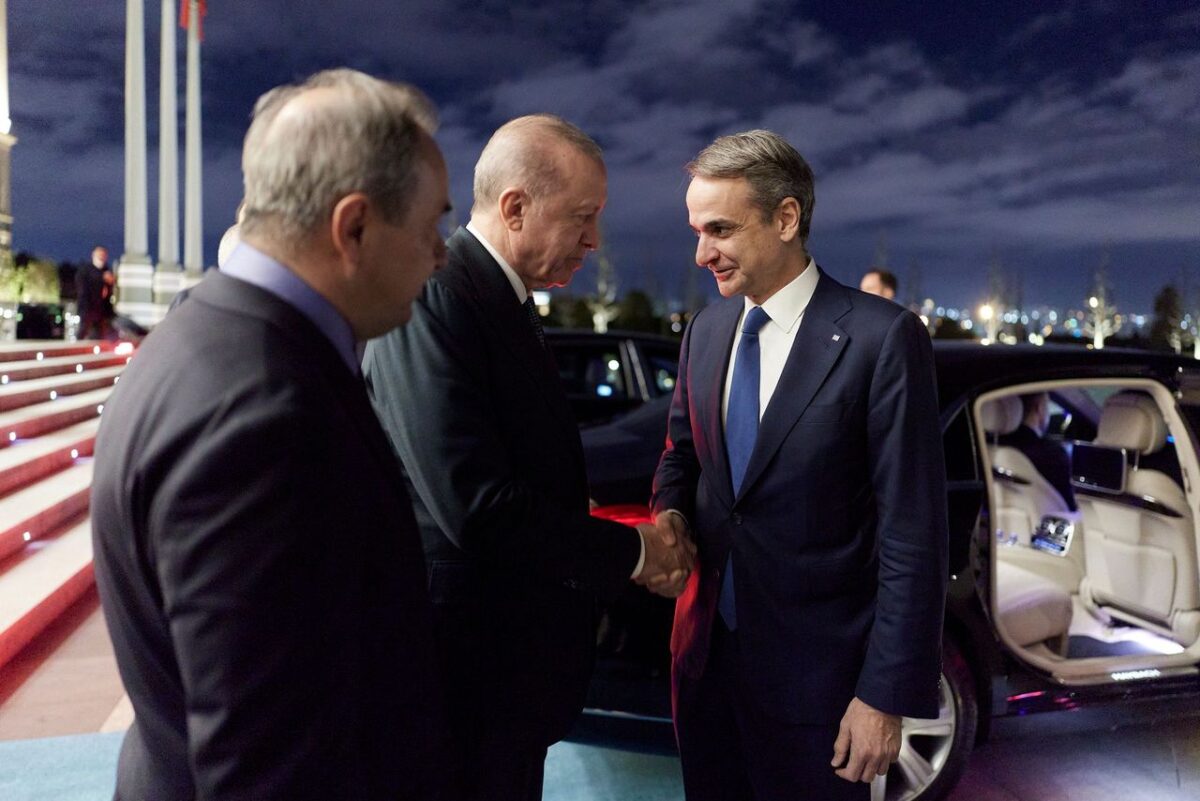 Μητσοτάκης και Ερντογάν στην Άγκυρα