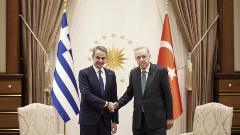 Μητσοτάκης και Ερντογάν στην Άγκυρα