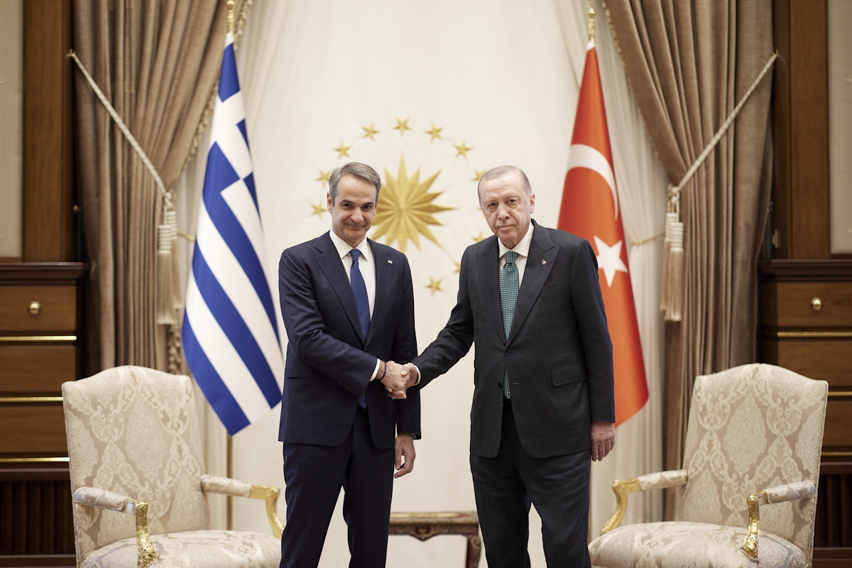 Μητσοτάκης και Ερντογάν στην Άγκυρα