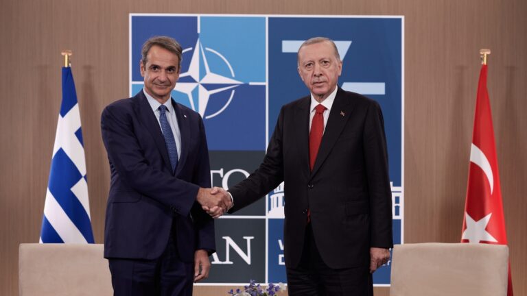 Κυριάκος Μητσοτάκης και Ρετζέπ Ταγίπ Ερντογάν