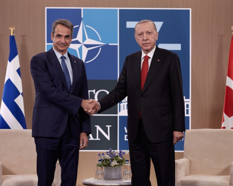 Κυριάκος Μητσοτάκης και Ρετζέπ Ταγίπ Ερντογάν
