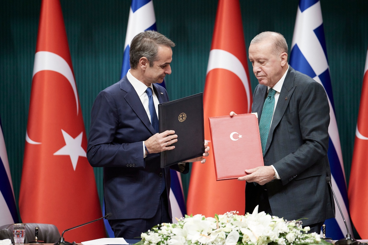 Κυριάκος Μητσοτάκης και Ρετζέπ Ταγίπ Ερντογάν