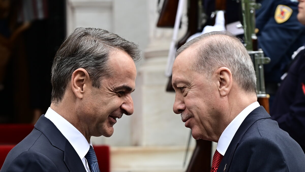 Κυριάκος Μητσοτάκης και Ρετζέπ Ταγίπ Ερντογάν
