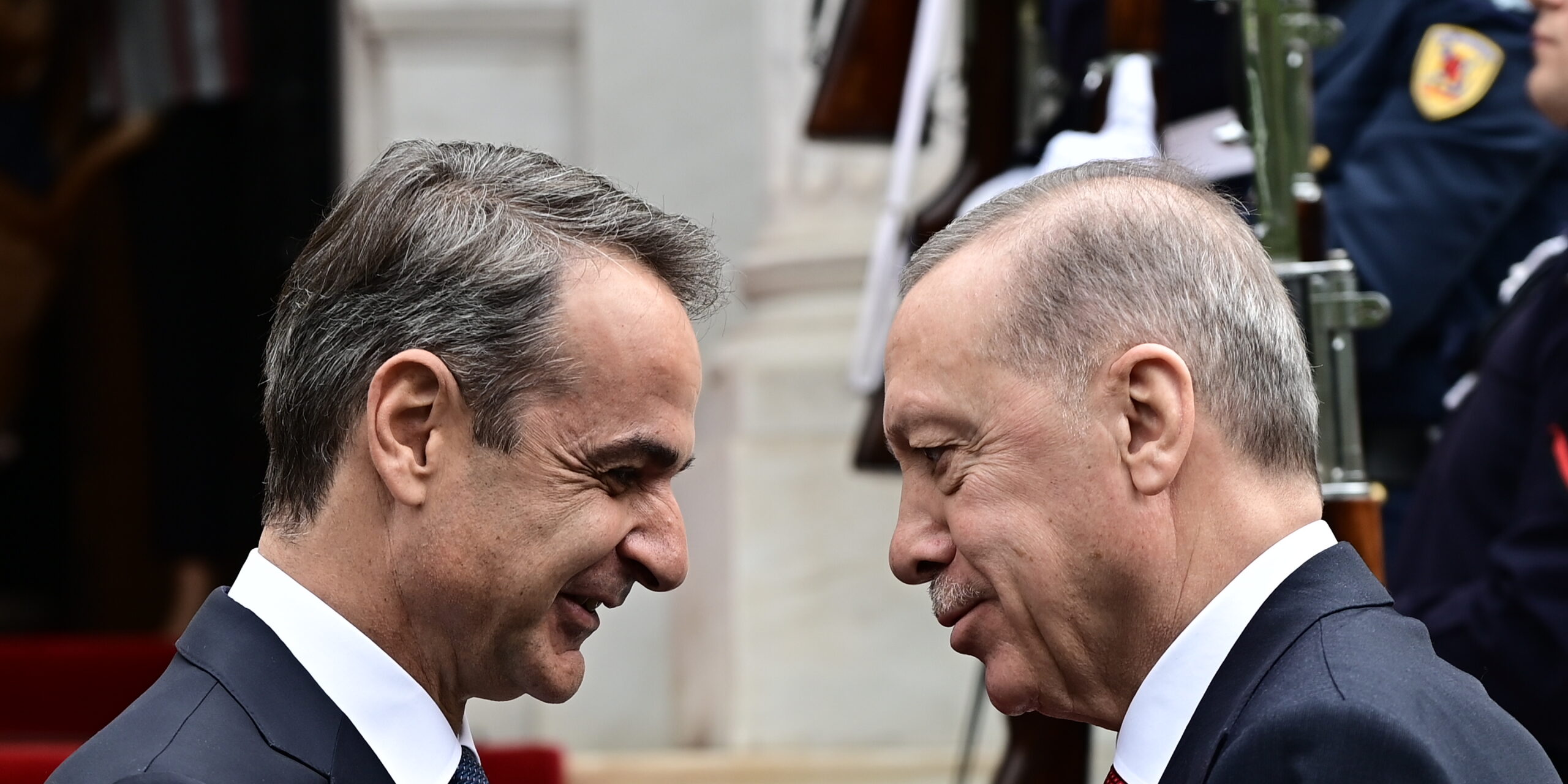 Κυριάκος Μητσοτάκης και Ρετζέπ Ταγίπ Ερντογάν