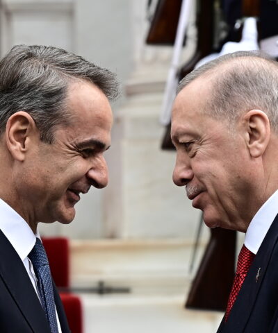 Κυριάκος Μητσοτάκης και Ρετζέπ Ταγίπ Ερντογάν