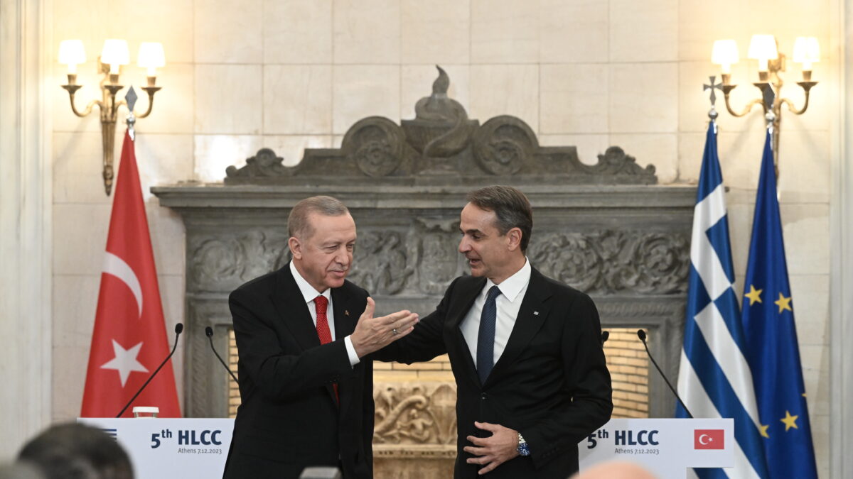 Κυριάκος Μητσοτάκης / Ρετζέπ Ταγίπ Ερντογάν