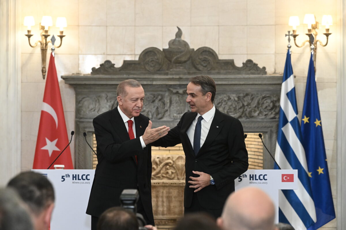 Κυριάκος Μητσοτάκης / Ρετζέπ Ταγίπ Ερντογάν