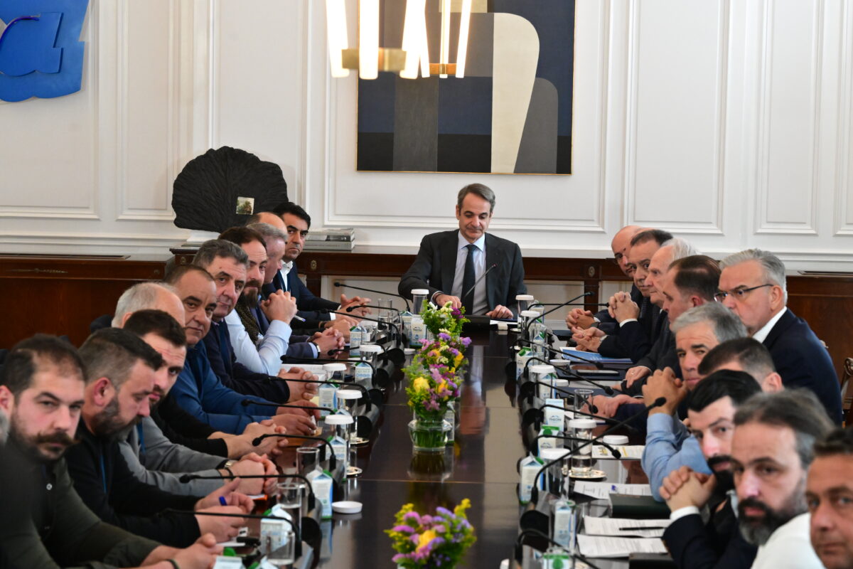 Μητσοτάκης και κτηνοτρόφοι