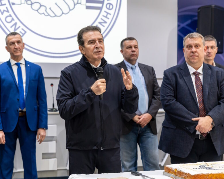 Ο υπουργός Προστασίας του Πολίτη, Μιχάλης Χρυσοχοΐδης στην ετήσια εκδήλωση της Ένωσης Αστυνομικών Υπαλλήλων Αττικής