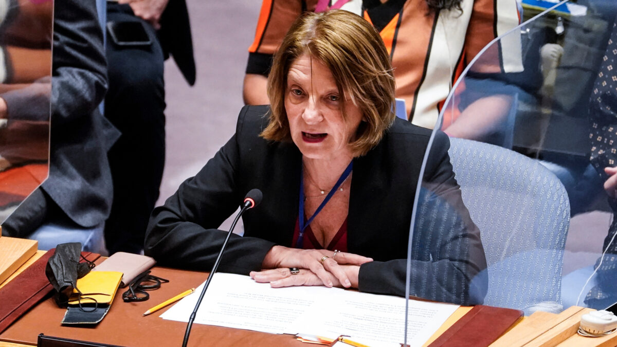 Η Μόνα Γιουλ στον ΟΗΕ