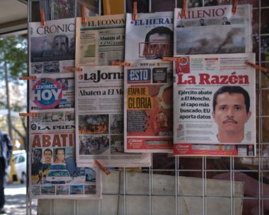 Οι εφημερίδες για τον θάνατο του «Ελ Μέντσο» στο Μεξικό