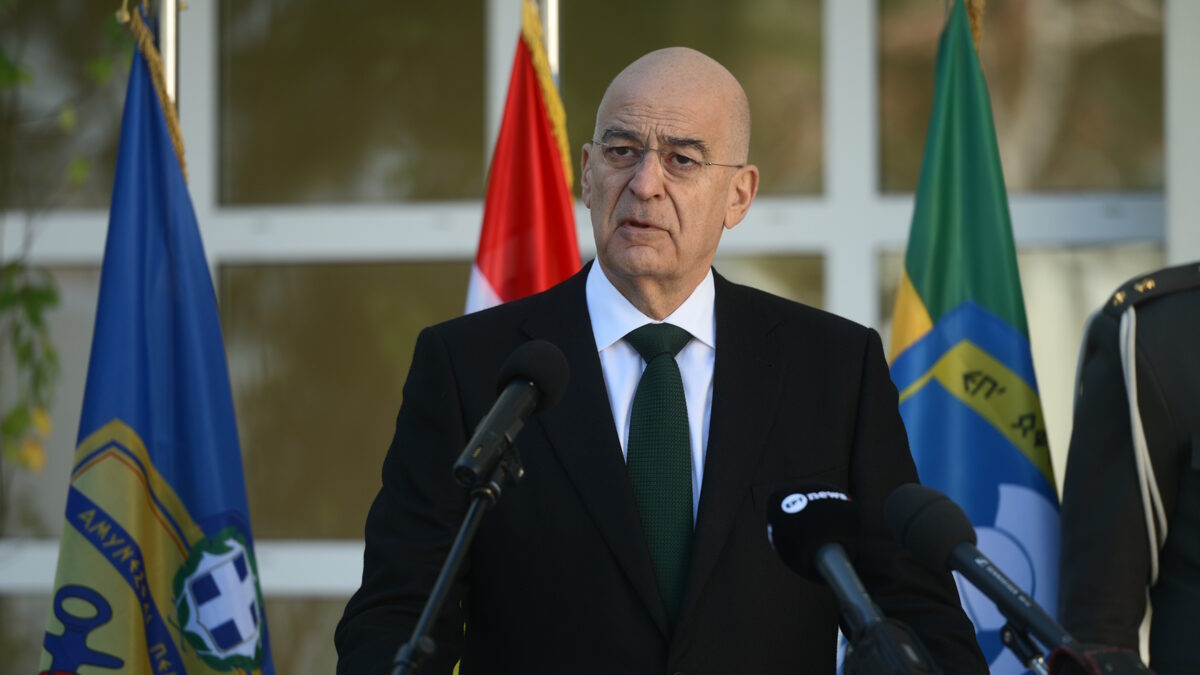 Ο υπουργός Εθνικής Άμυνας, Νίκος Δένδιας