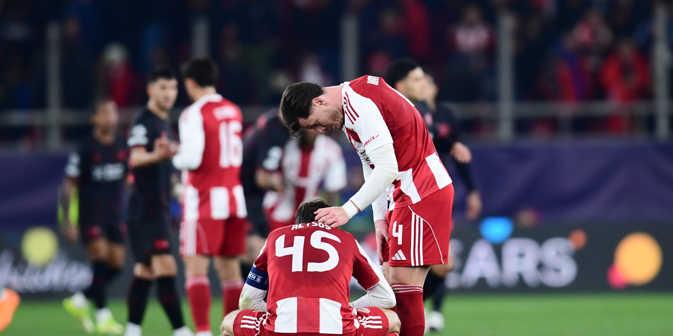 Οι παίκτες του Ολυμπιακού