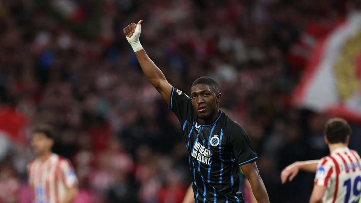 Ο Ορντόνες πανηγυρίζει το γκολ του