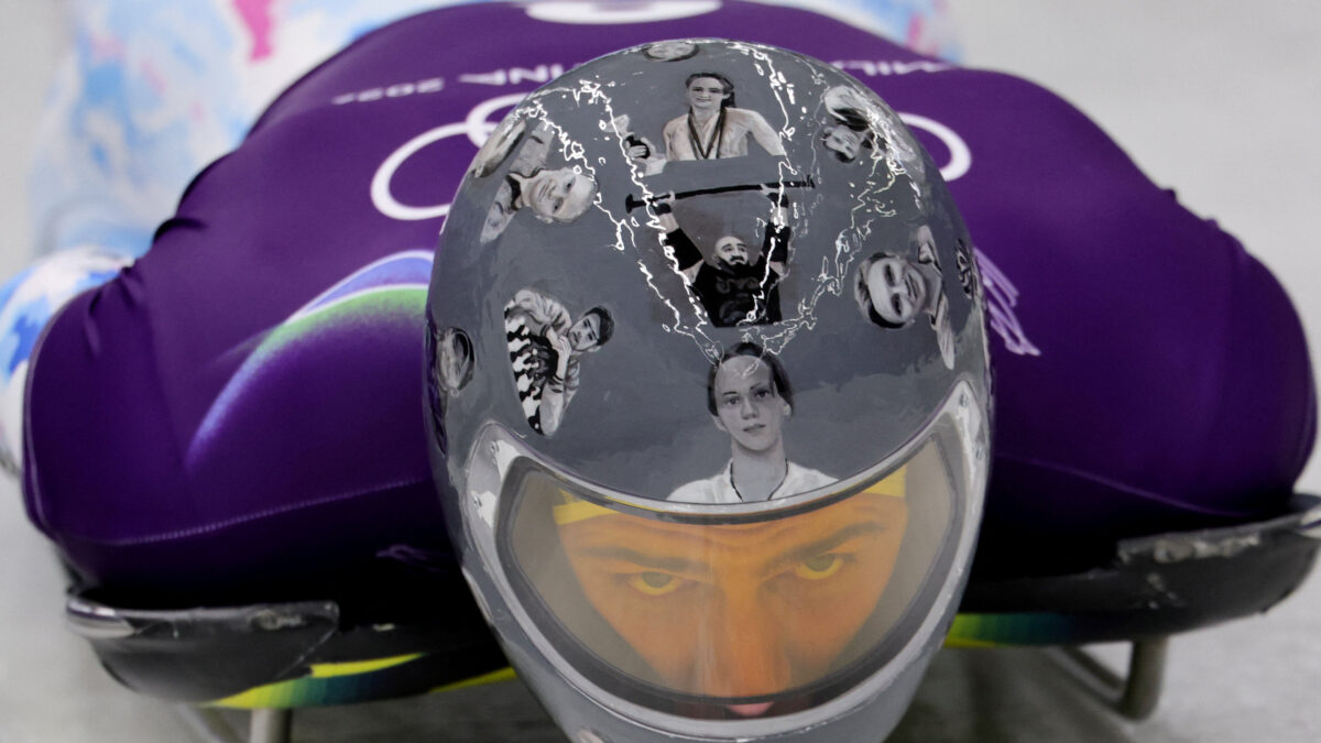 Το κράνος του Ουκρανού αθλητή