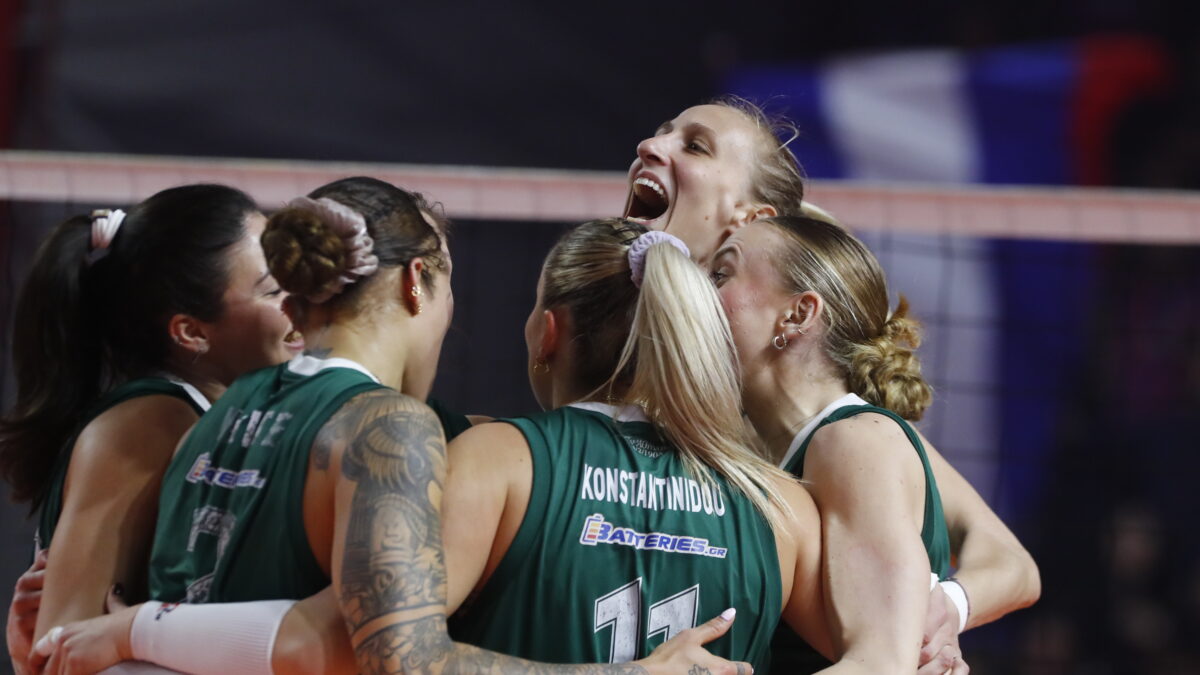 Η ομάδα βόλεϊ γυναικών του Παναθηναϊκού