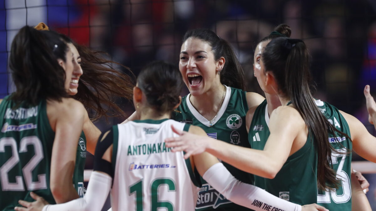 Η ομάδα βόλεϊ γυναικών του Παναθηναϊκού