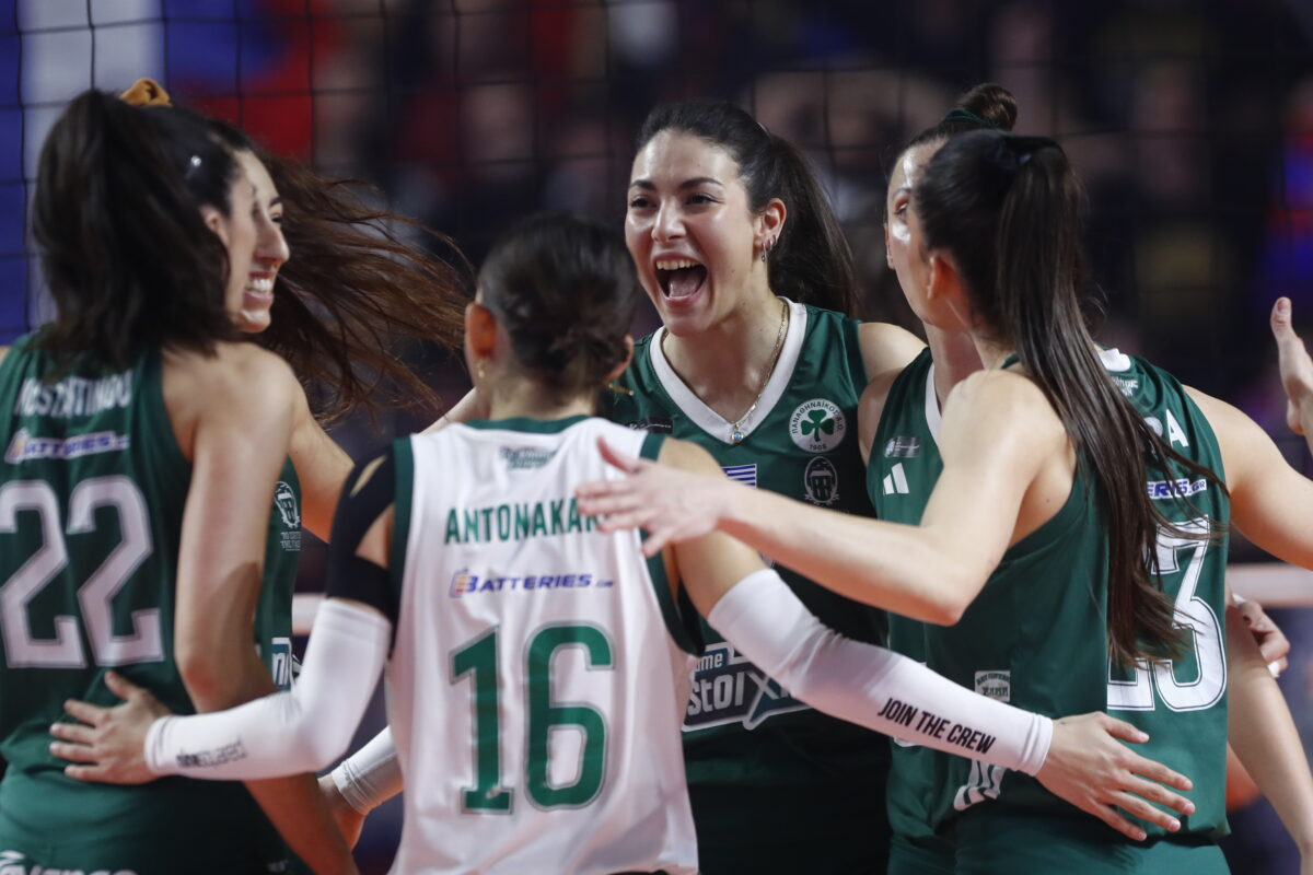 Η ομάδα βόλεϊ γυναικών του Παναθηναϊκού