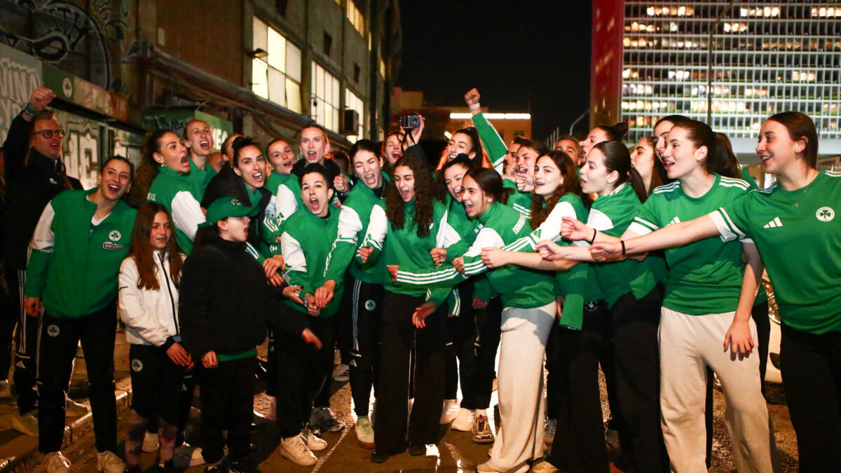 Η ομάδα βόλεϊ γυναικών του Παναθηναϊκού