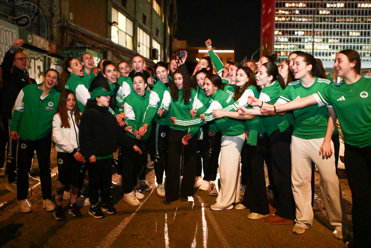 Η ομάδα βόλεϊ γυναικών του Παναθηναϊκού