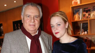 Η Λένα Παπαληγούρα με τον πατέρα της, Αναστάσιο Παπαληγούρα