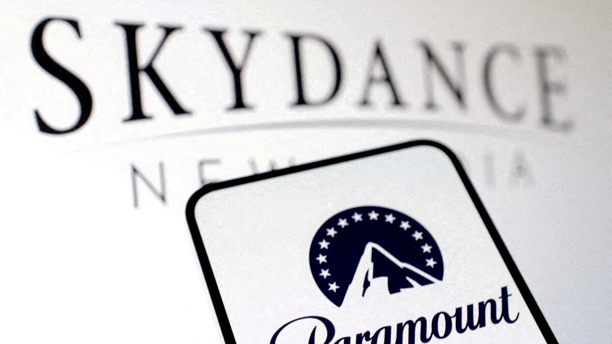 Τα λογότυπα της Paramount Global και της Skydance