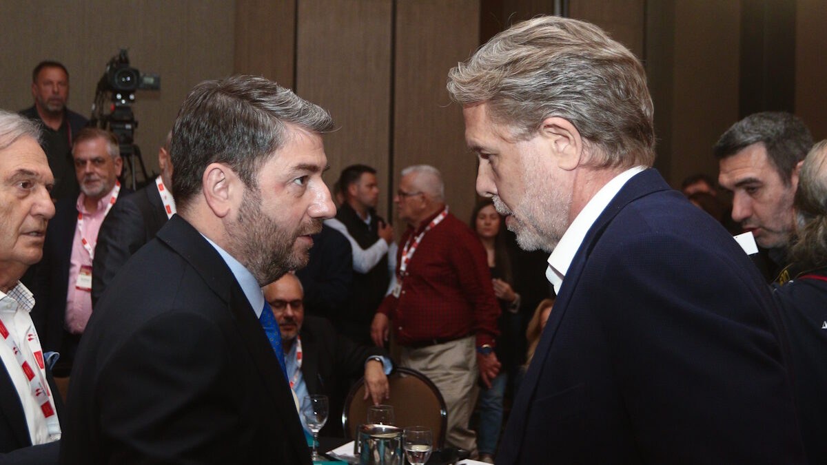 Νίκος Ανδρουλάκης και Παύλος Γερουλάνος