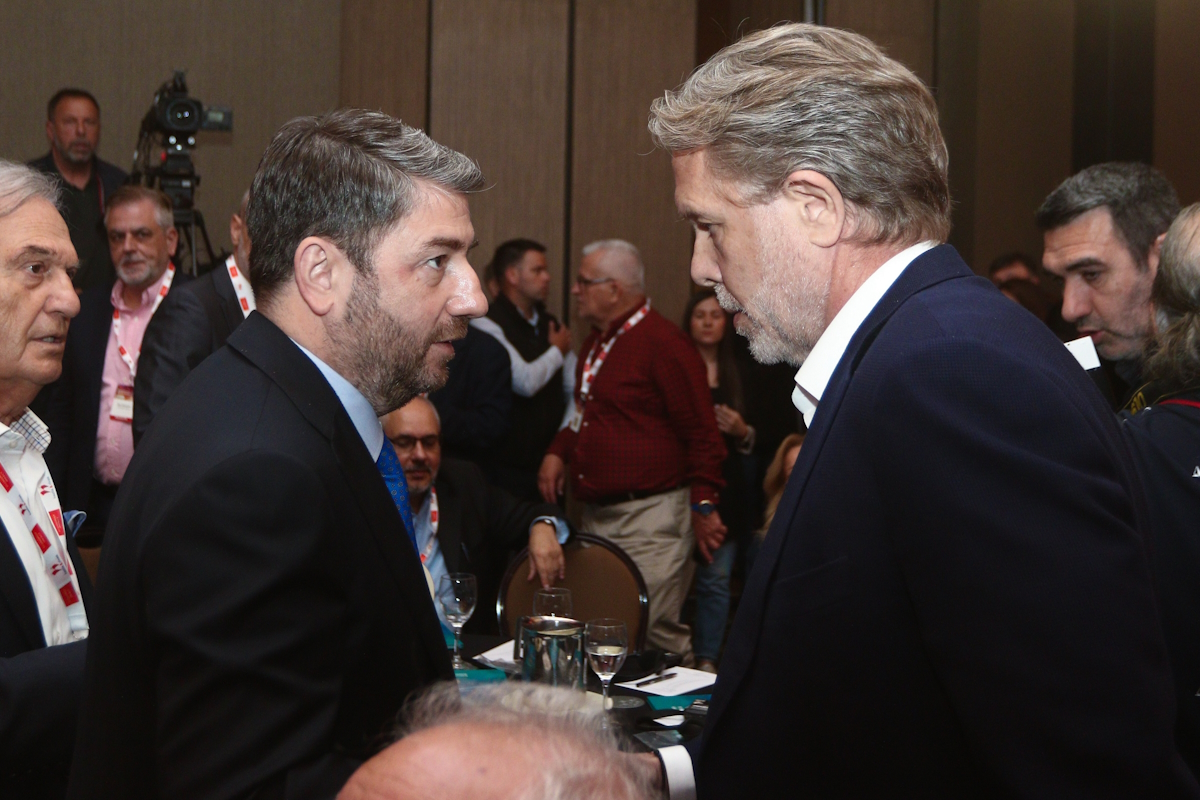 Νίκος Ανδρουλάκης και Παύλος Γερουλάνος