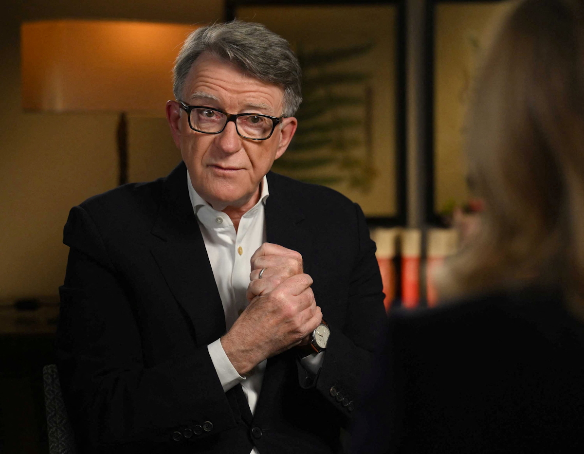 Ο Πίτερ Μάντελσον, πρώην πρέσβης της Βρετανίας στις ΗΠΑ