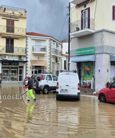 Πλημμύρες στη Λήμνο