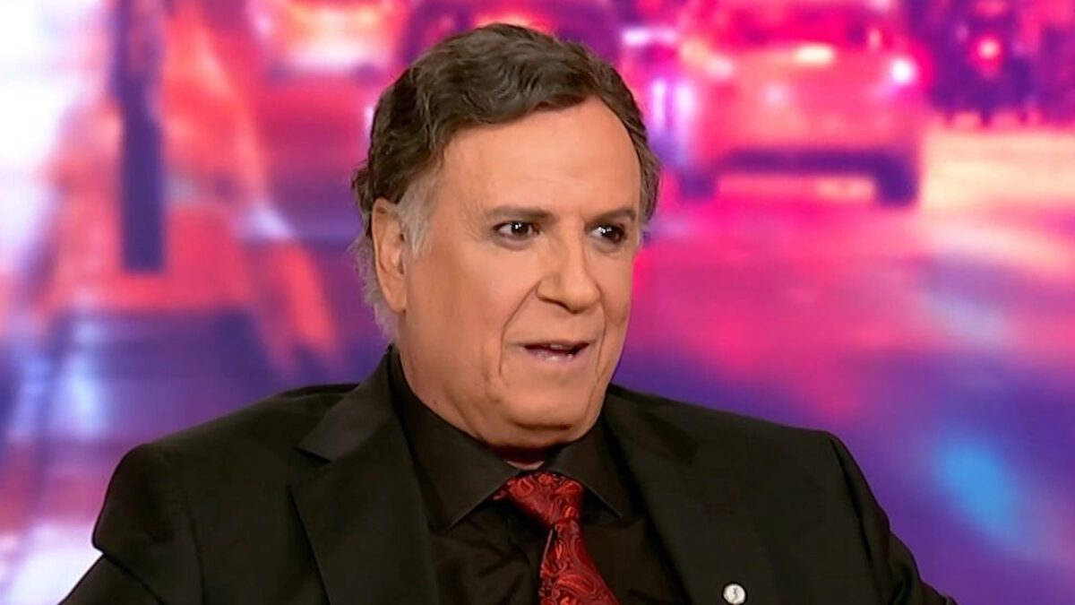 Ο Χάρης Ρώμας κατά τη διάρκεια της συνέντευξης