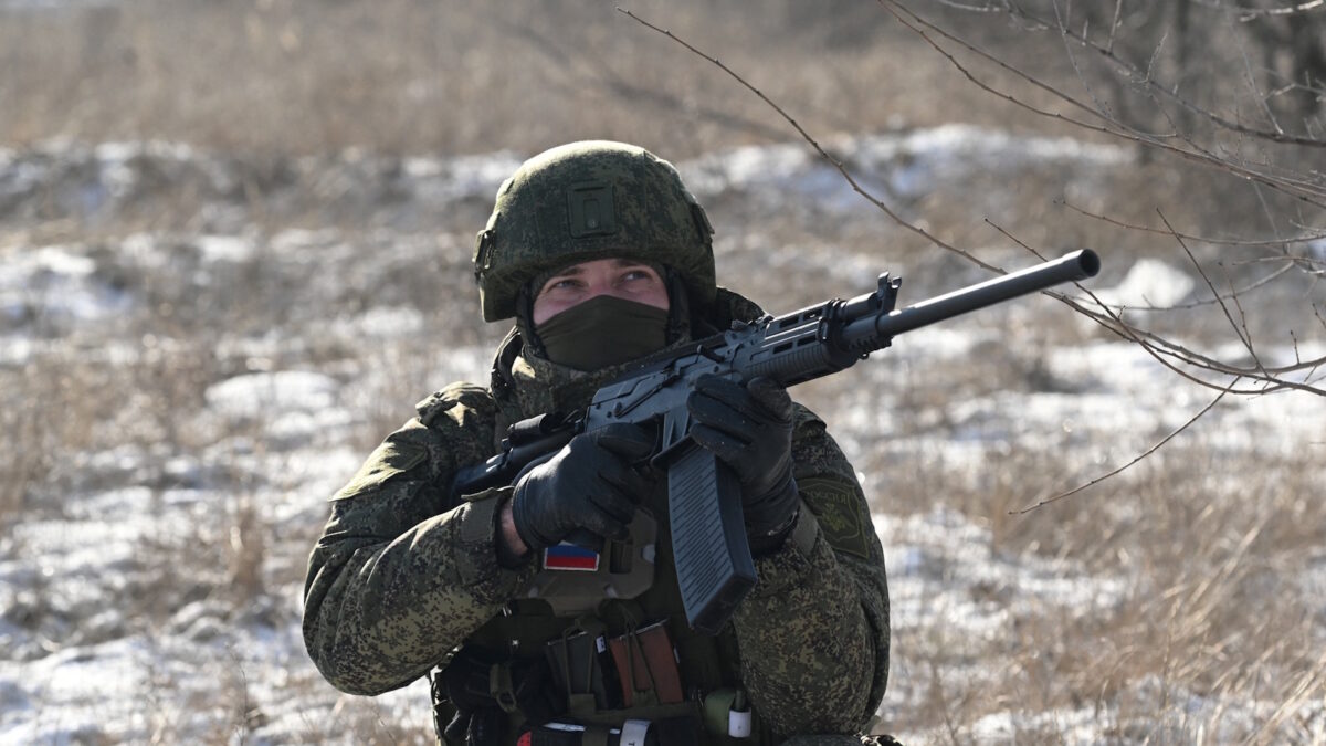 Ρώσος εκπαιδευόμενος στρατιώτης