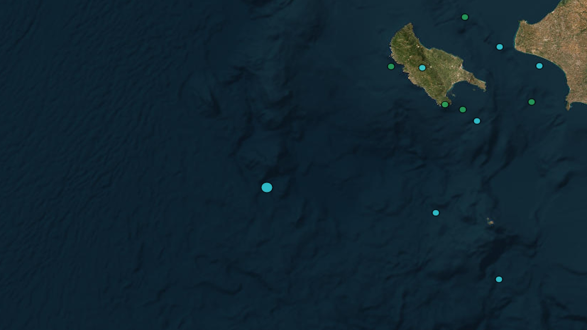 Σεισμός 3,7 Ρίχτερ ανοιχτά από τη Ζάκυνθο