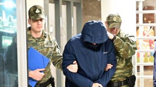 Ο σμήναρχος - κατάσκοπος μετά την απολογία του στο αεροδικείο