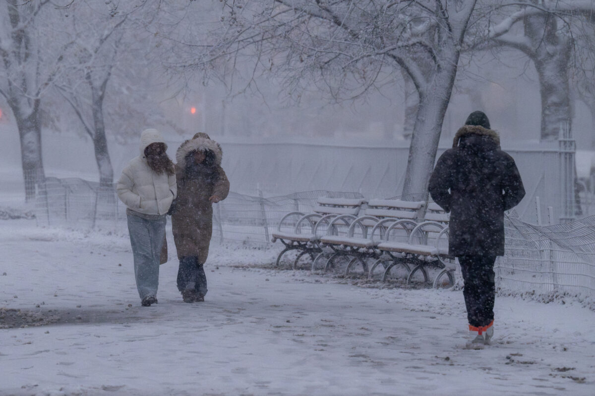 Χιονοθύελλα στη Νέα Υόρκη