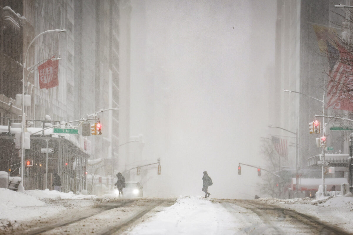 Χιονοθύελλα στη Νέα Υόρκη